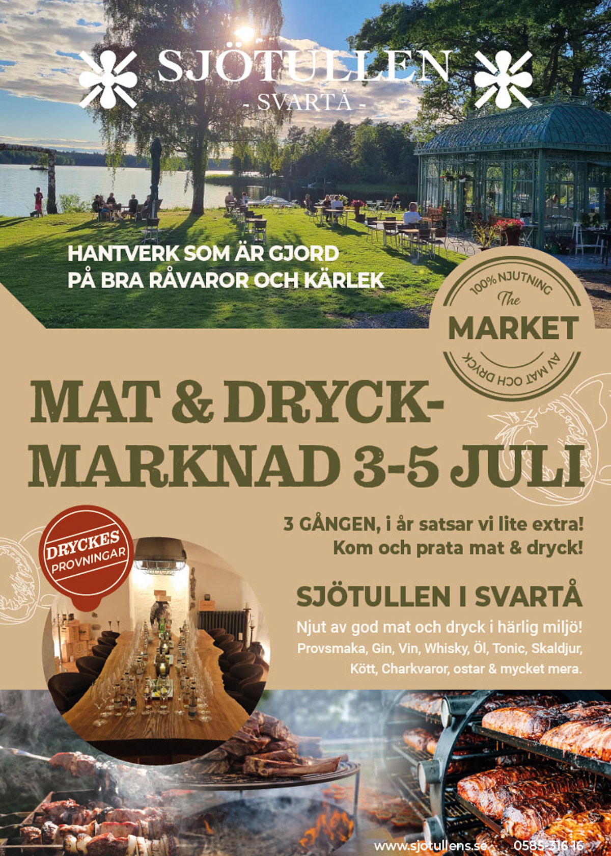 Mat & Dryckesmarknad flyer